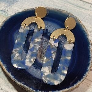 Acrylic Dangle Earrings.